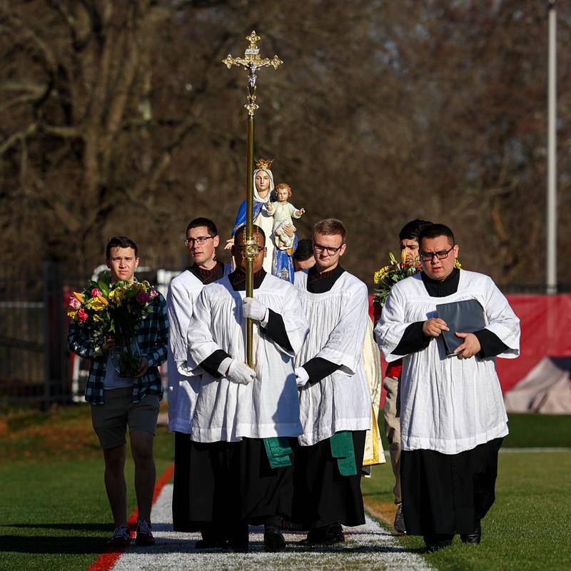 St Joseph College seminarians procession (Copy)