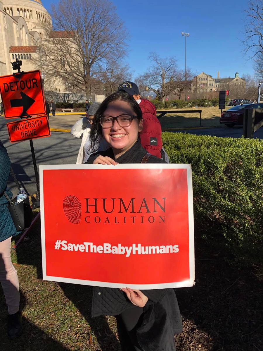 Pilgrims ready for the March for Life