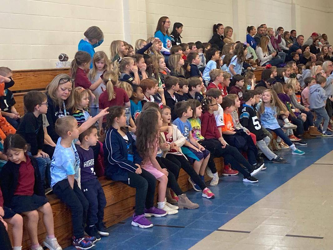The annual St. Ann School Faculty vs. 5th graders Volleyball game was held Jan. 30 during Catholic Schools Week. Fun was had by all the participants and fans!  