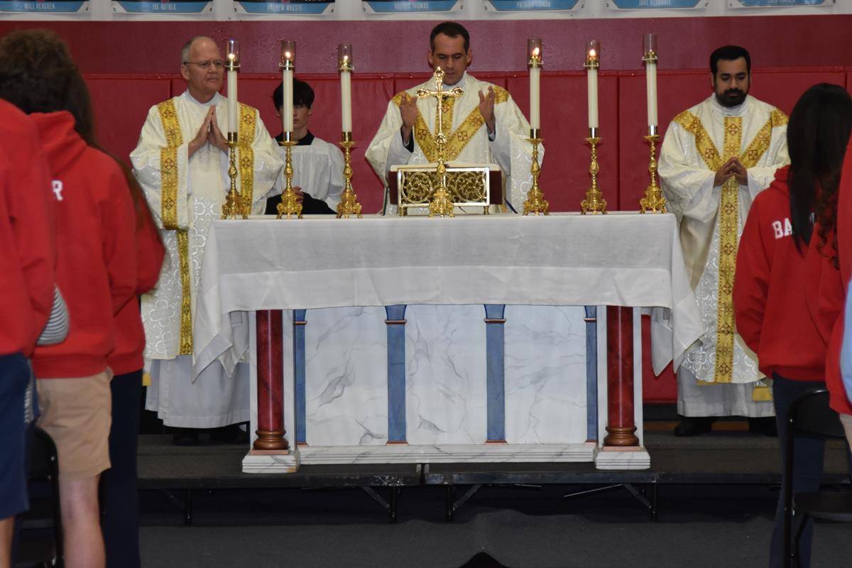 Charlotte Catholic High School held an all-school Mass on Jan. 31.