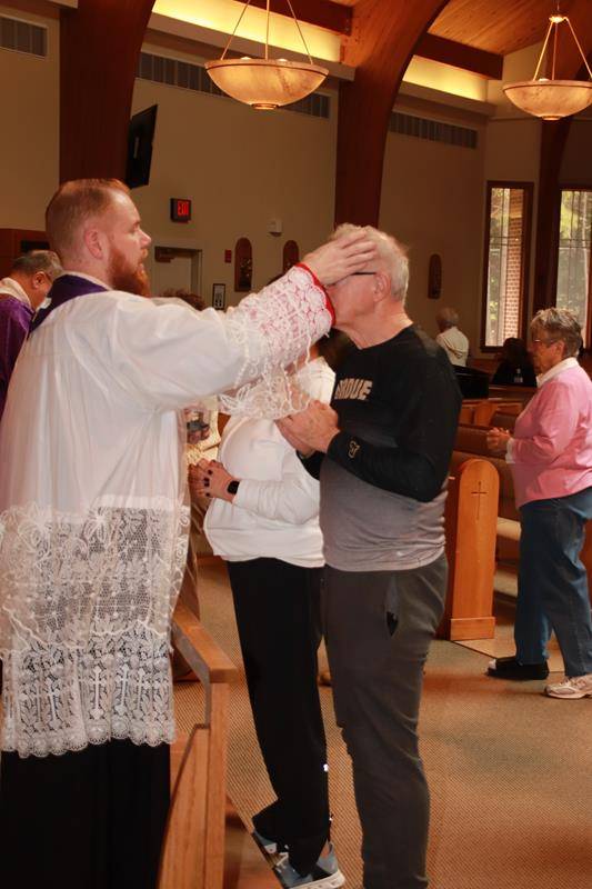 Ash Wednesday Liturgy at Holy Cross in Kernersville. (Photos by John Bunyea)