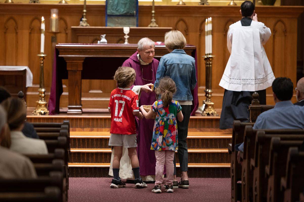  Ash Wednesday 7:30 a.m. Mass at St. Peter in Charlotte (Photos by Troy Hull)