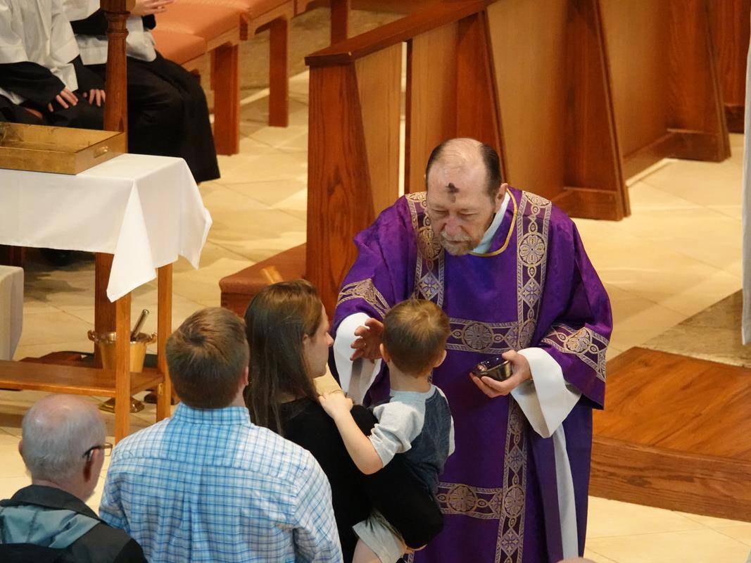 Ash Wednesday Mass celebrated at St. Mark Church. (Photos by Amy Burger) 