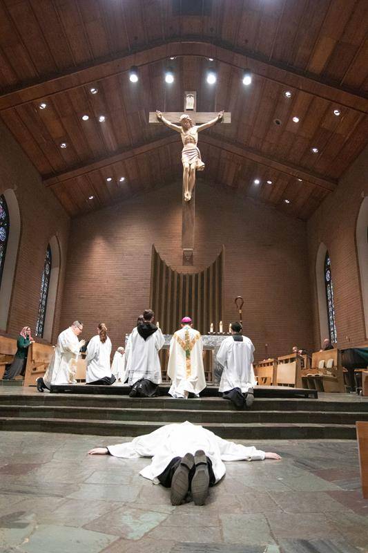 Brother Raber's ordination as a transitional deacon