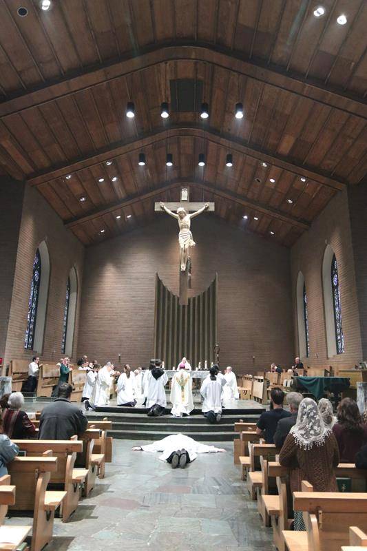 Brother James Raber was ordained a deacon on March 8.