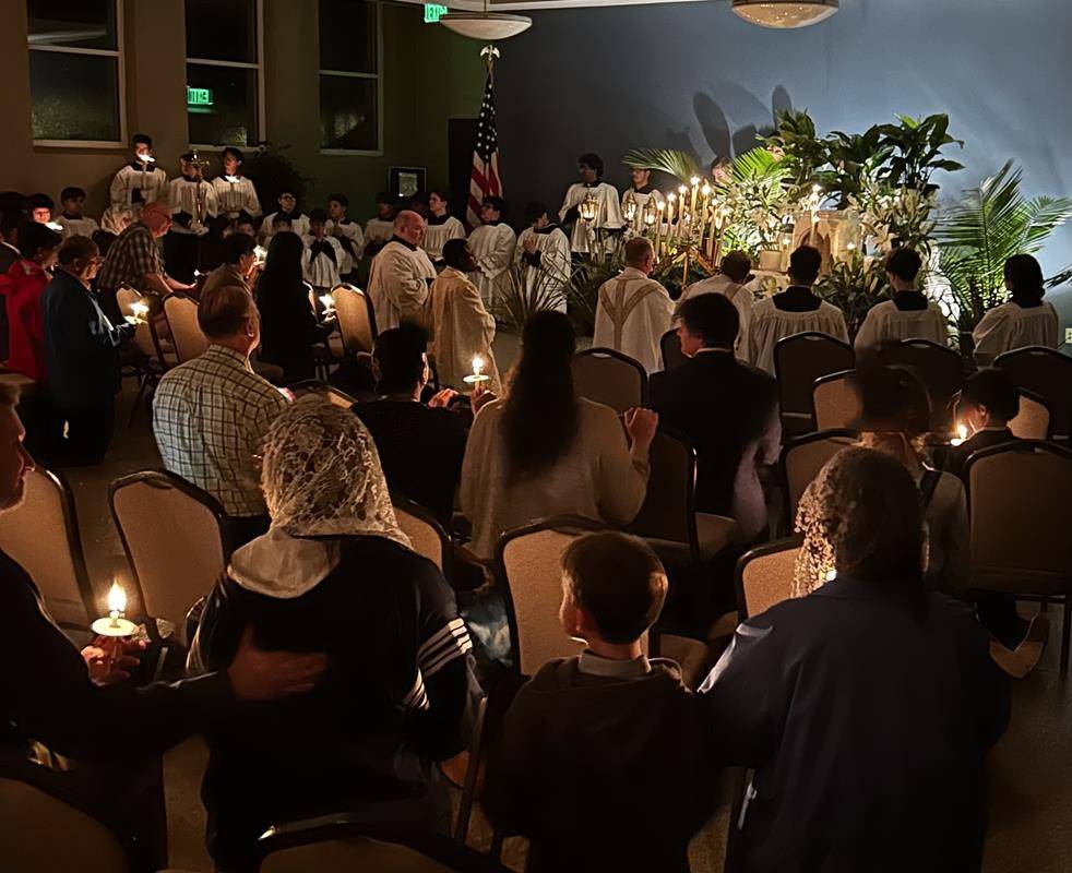 Altar of Repose at Our Lady of Grace Church in Greensboro (Photos by Annie Ferguson)