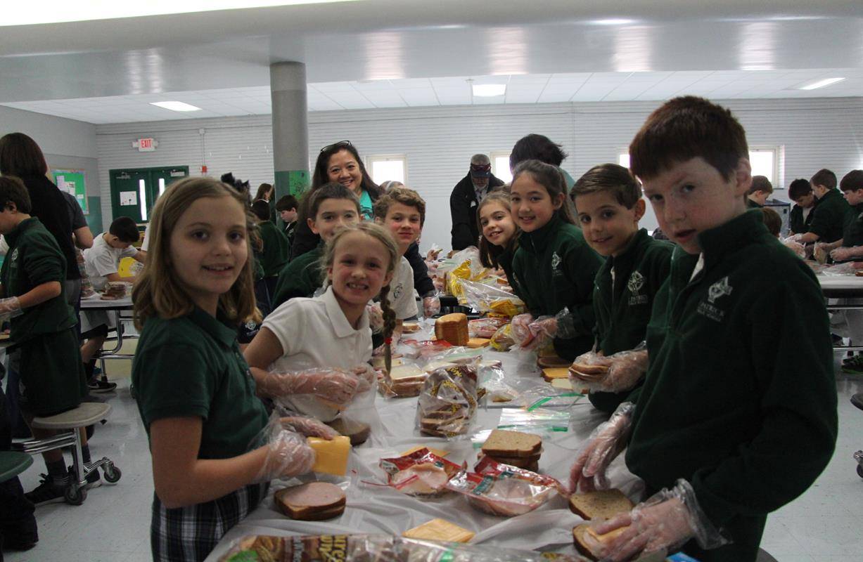 Students at St. Patrick School celebrate Catholic Schools Week. (Photos provided by Angie Noonan)