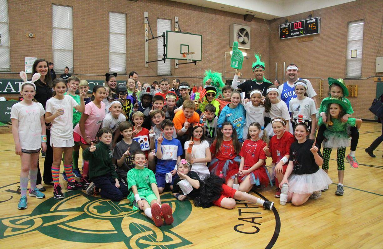 Students at St. Patrick School celebrate Catholic Schools Week. (Photos provided by Angie Noonan)