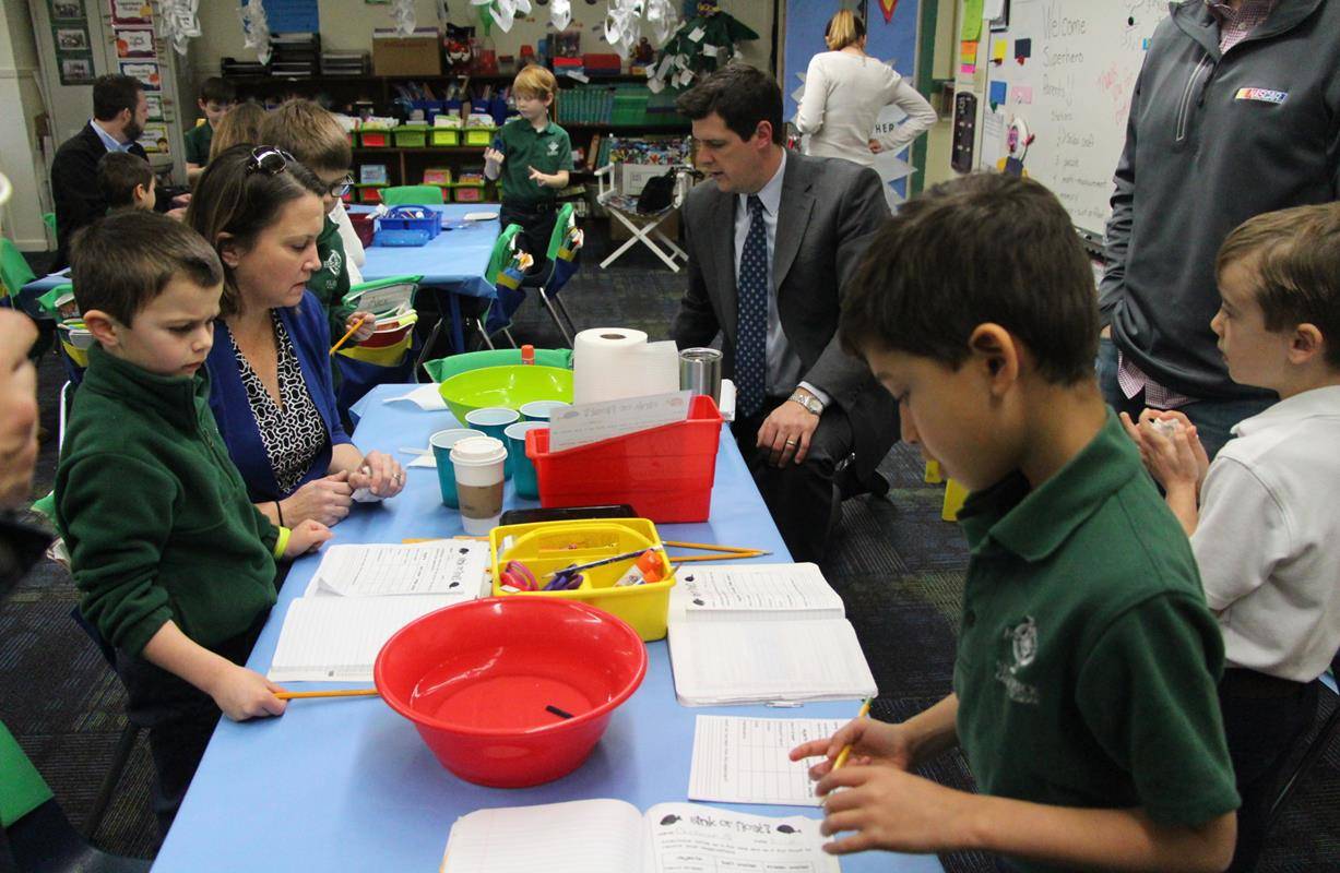 Students at St. Patrick School celebrate Catholic Schools Week. (Photos provided by Angie Noonan)