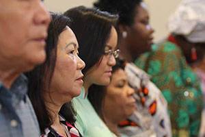 Draw from our communion with Christ to strengthen the COMMUNION of the Church and the family