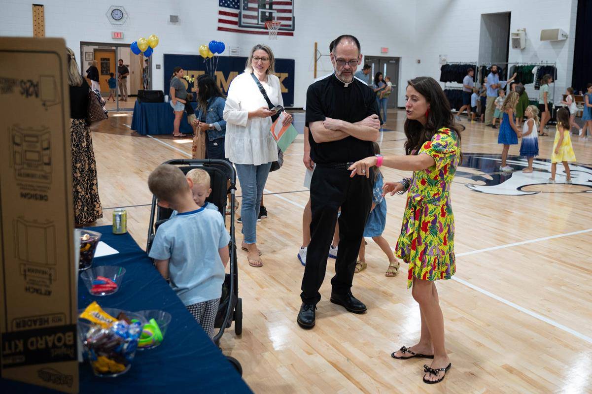 Open house at St. Mark School.