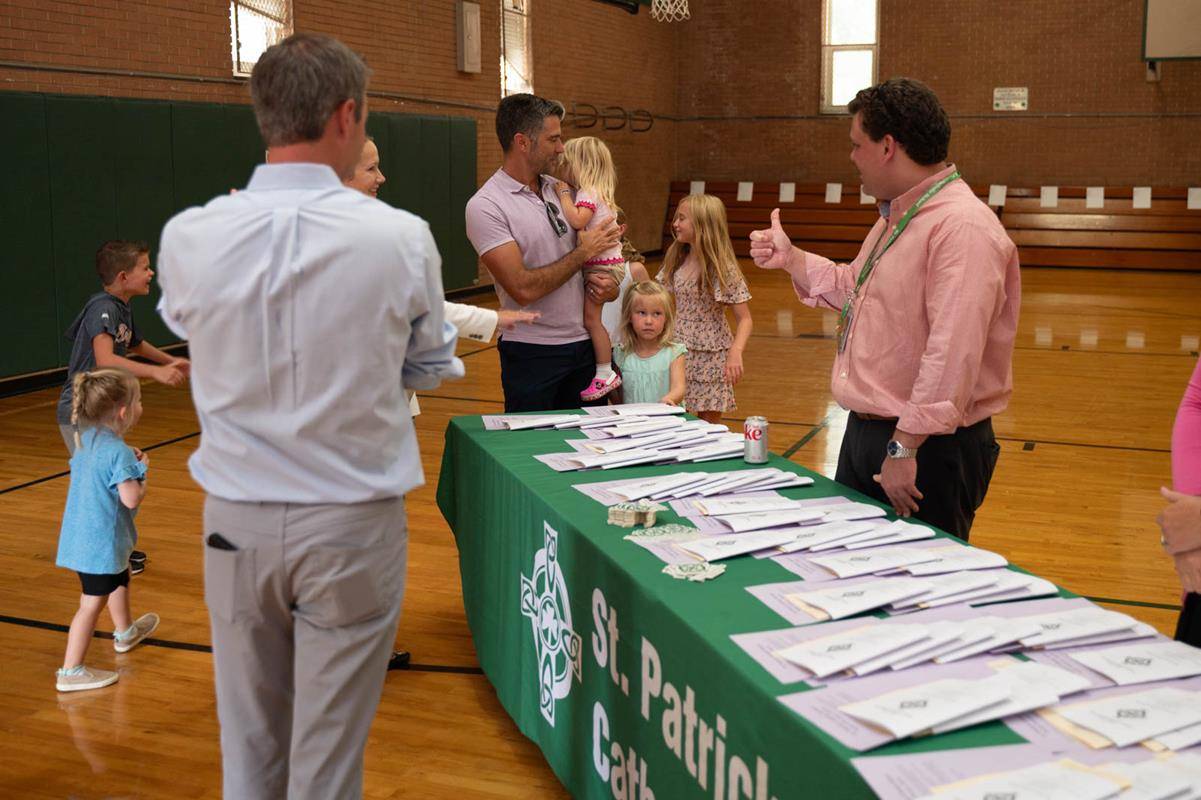 Open house at St. Patrick School.