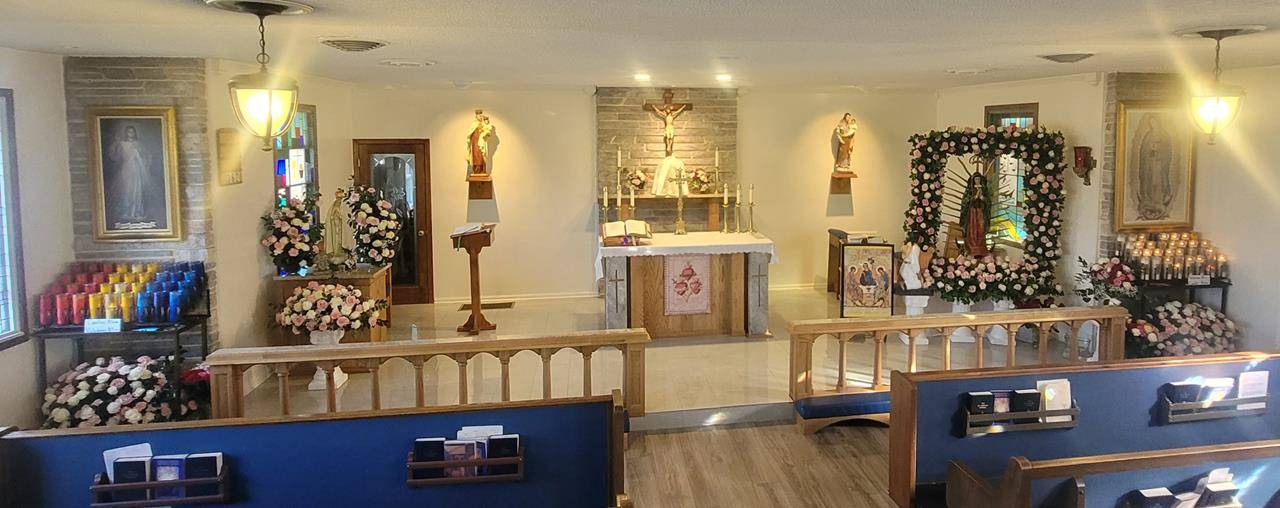 Holy Redeemer Church in Andrews celebrates the feast of Our Lady of Guadalupe. 