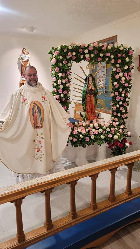 Holy Redeemer Church in Andrews celebrates the feast of Our Lady of Guadalupe. 