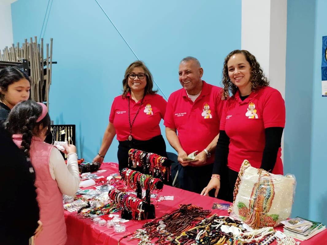 Christ the King Parish in High Point celebrated in the parish hall with dancing, singing and food.