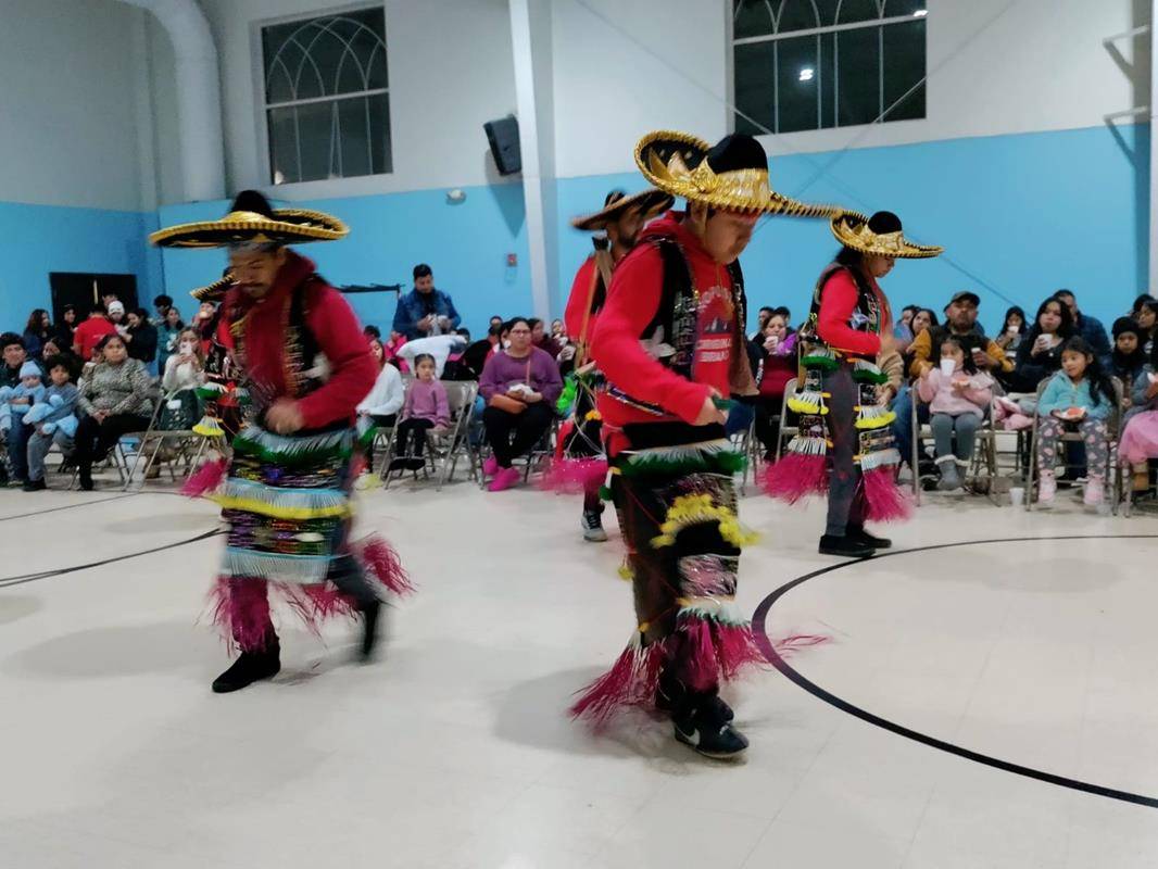 Christ the King Parish in High Point celebrated in the parish hall with dancing, singing and food.