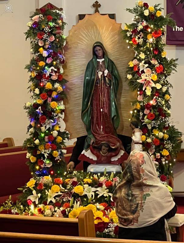 Feast of Our Lady of Guadalupe morning celebration at Good Shepherd in King. 