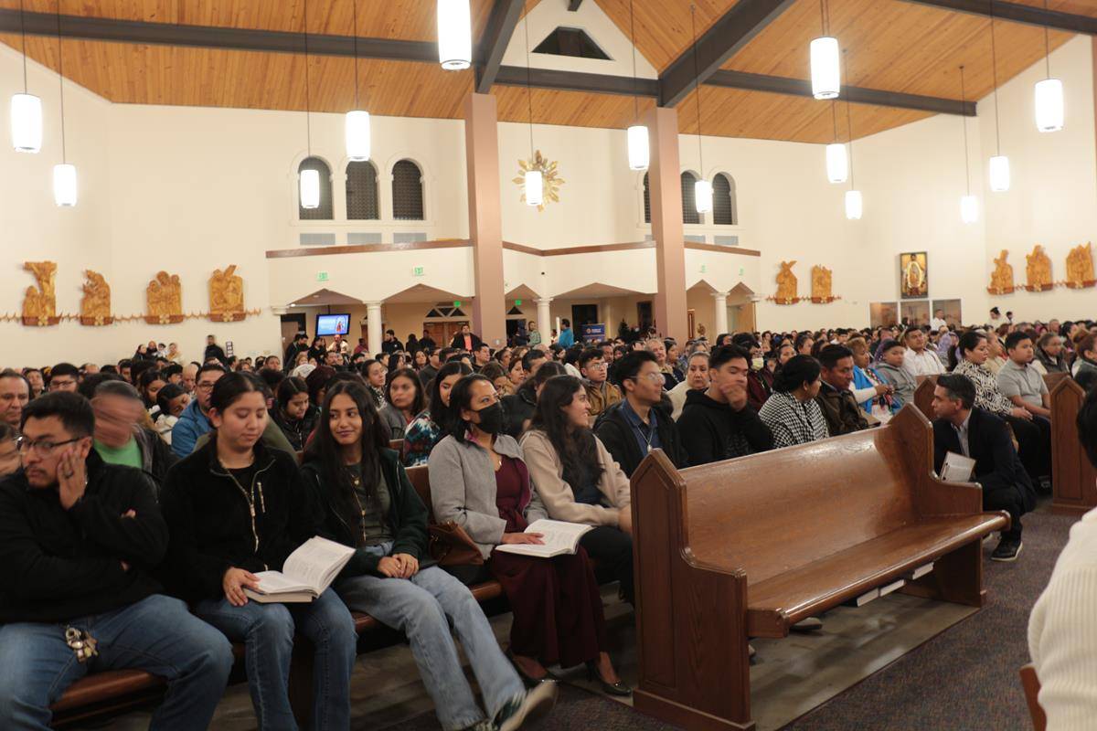 Our Lady of Mercy Church in Winston-Salem celebrated with mariachi music, traditional dances and Mañanitas.