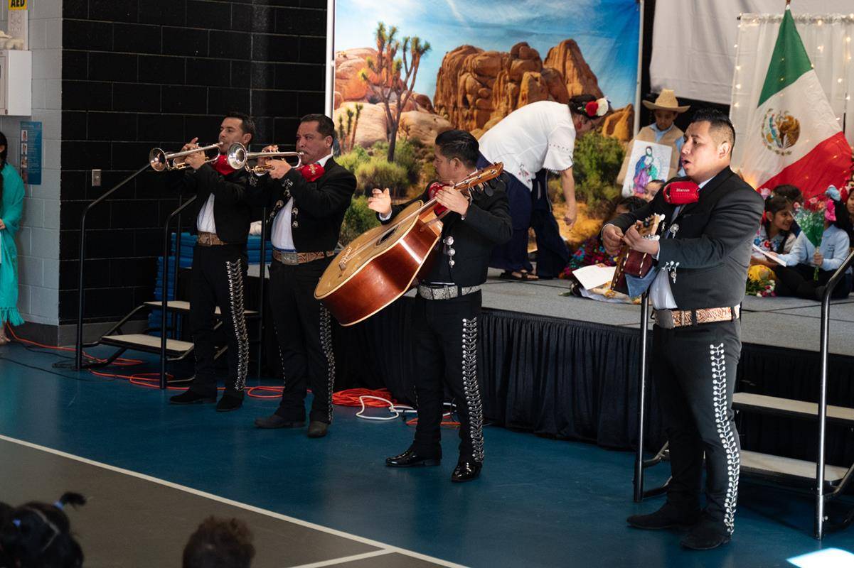 Students at Our Lady of the Assumption School celebrate the Feast of Our Lady of Guadalupe.