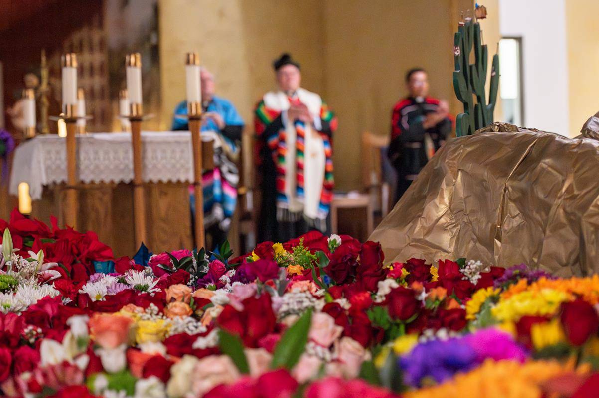 Our Lady of Lourdes Church in Monroe celebrates the Feast of Our Lady of Guadalupe.