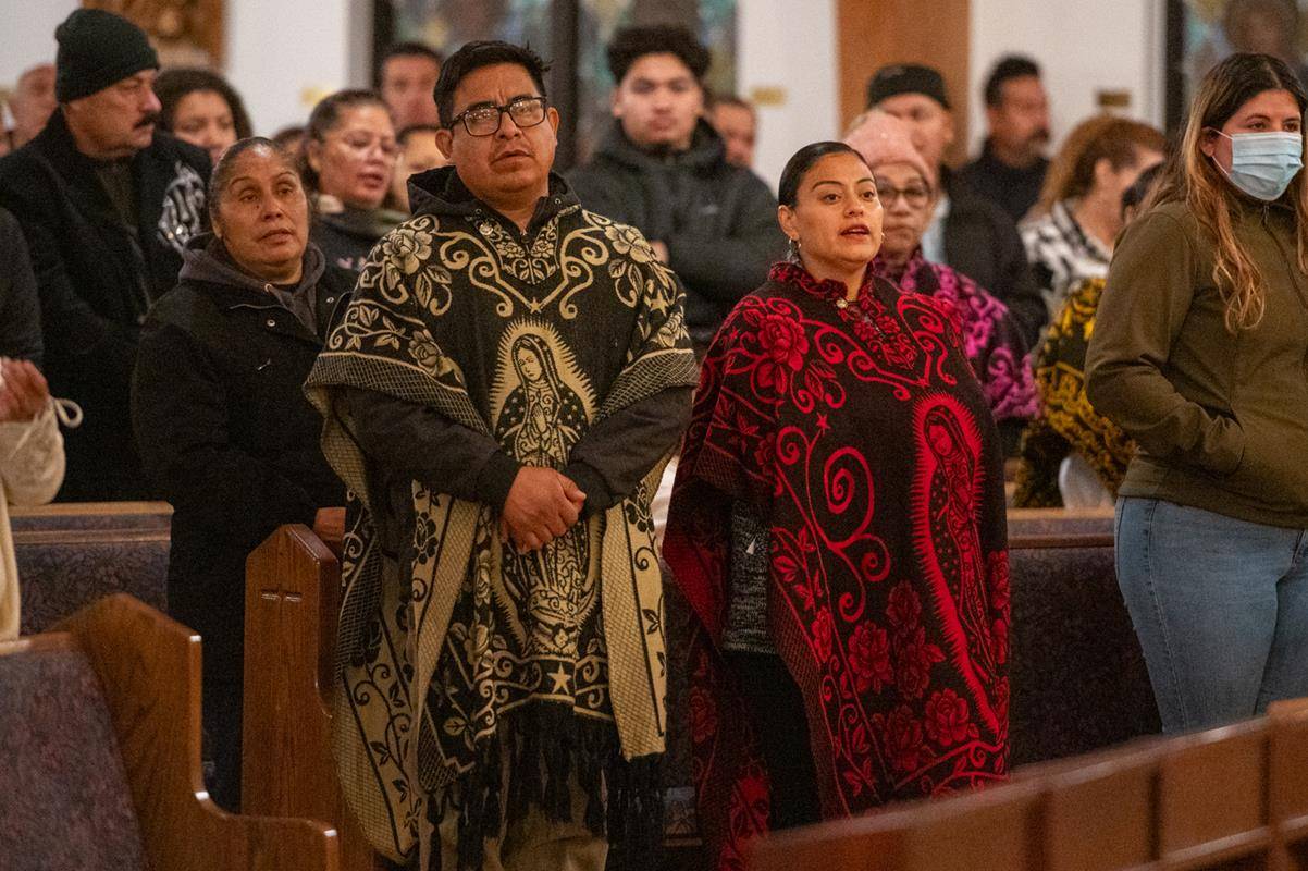 Our Lady of Lourdes Church in Monroe celebrates the Feast of Our Lady of Guadalupe.