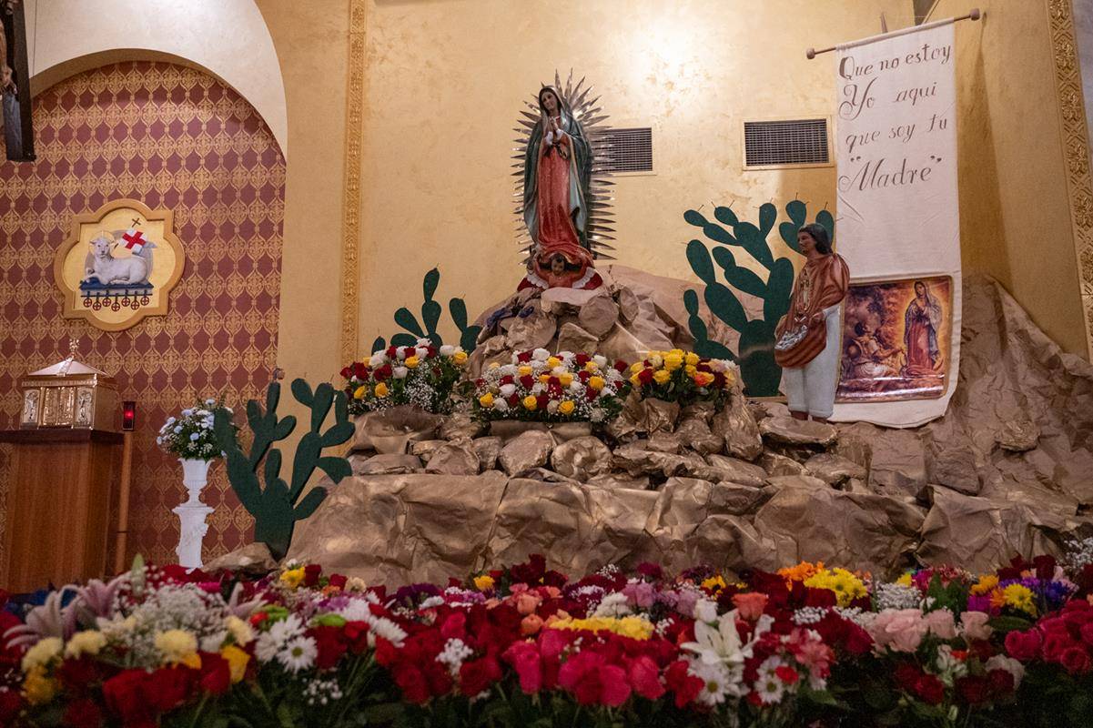 Our Lady of Lourdes Church in Monroe celebrates the Feast of Our Lady of Guadalupe.