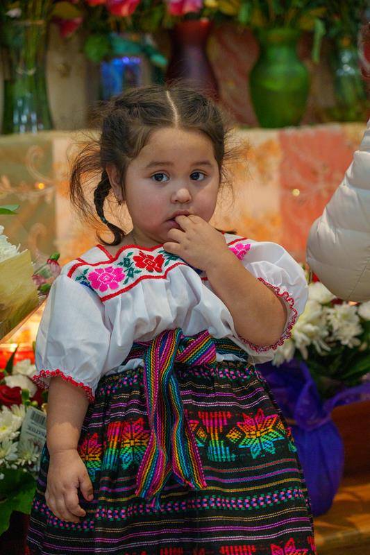 St. Mary Church in Greensboro held Mañanitas and mariachi music followed by Masses and a representation of the Guadalupe apparitions.