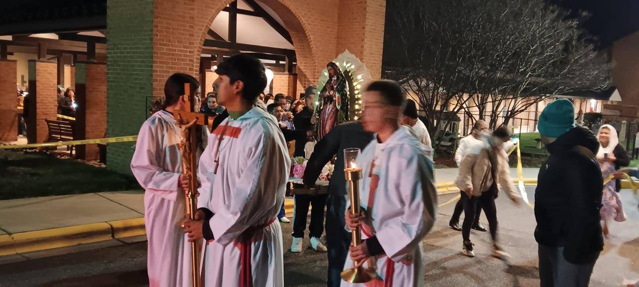 St. Therese Church in Mooresville celebrates Our Lady of Guadalupe.