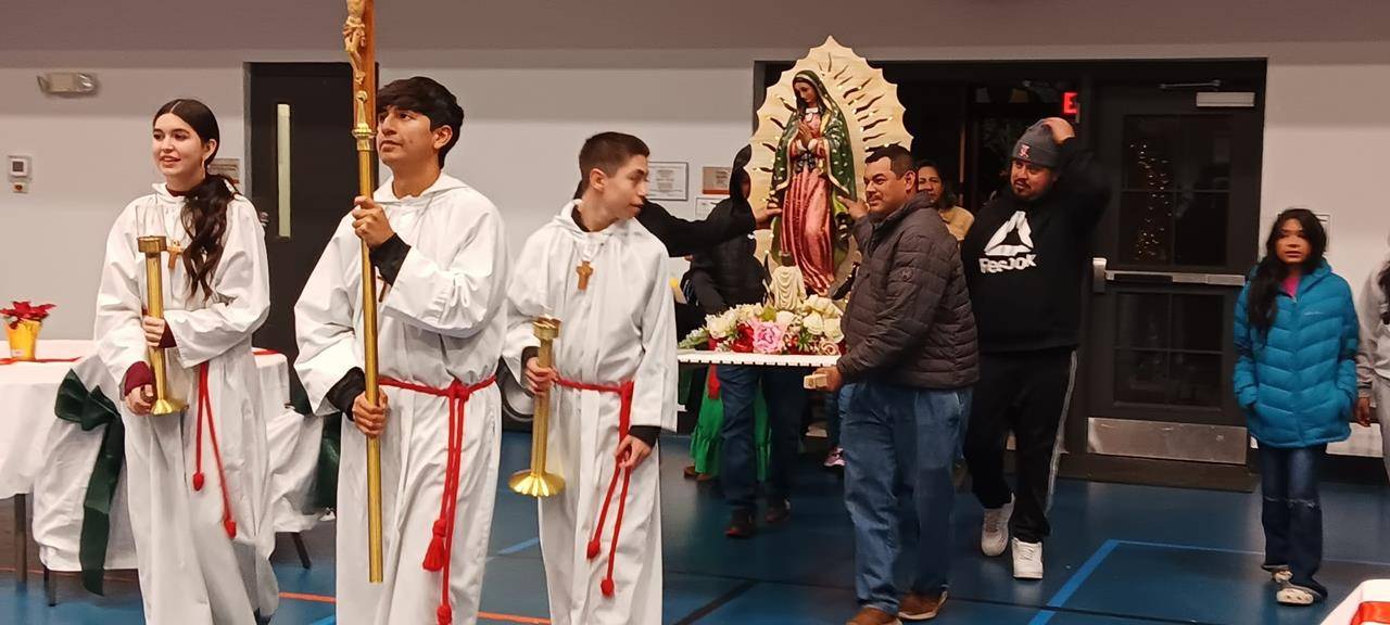 St. Therese Church in Mooresville celebrates Our Lady of Guadalupe.