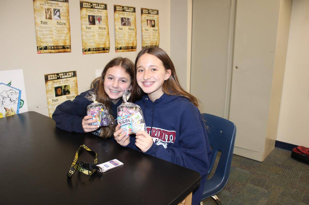 It was a team effort of our supportive PTO volunteers, families, students and teachers. They also played bingo — a great Catholic tradition!