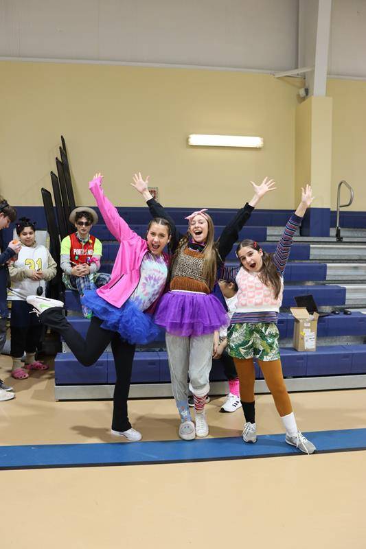 On Tuesday, Sacred Heart celebrated students with wacky-tacky day.