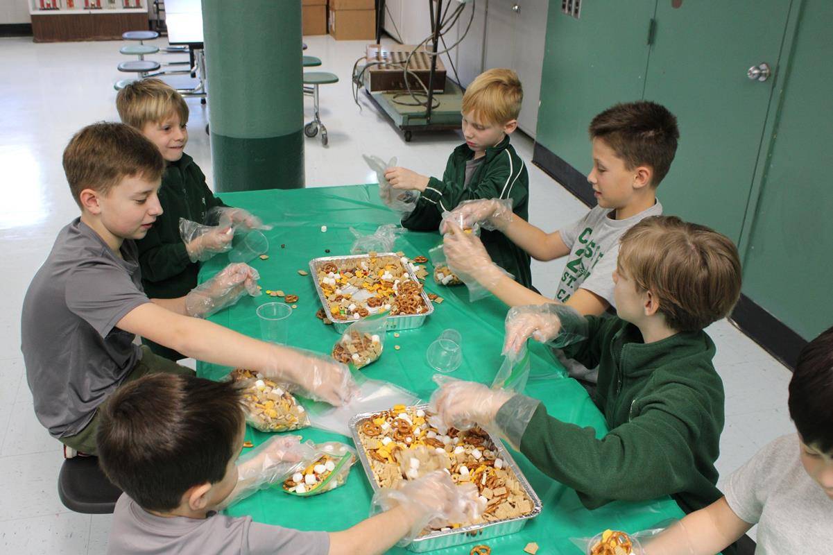 At St. Patrick School, service learning is an extension of our faith. Monday’s Catholic Schools Week theme was community. 