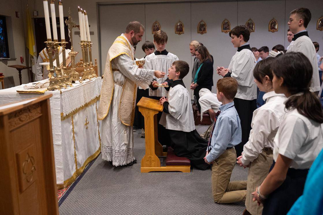 Holy Trinity Middle School chapel dedicated to Our Lady of Fatima