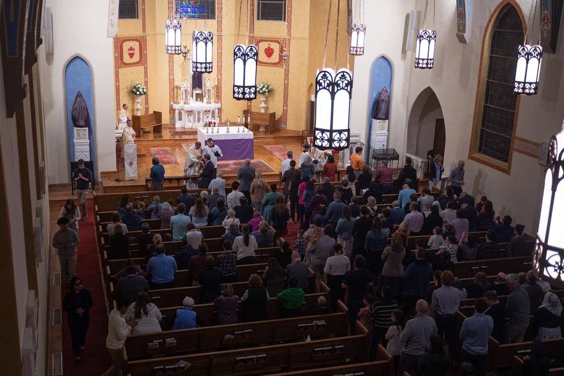 Holy Thursday at St. Patrick Cathedral in Charlotte