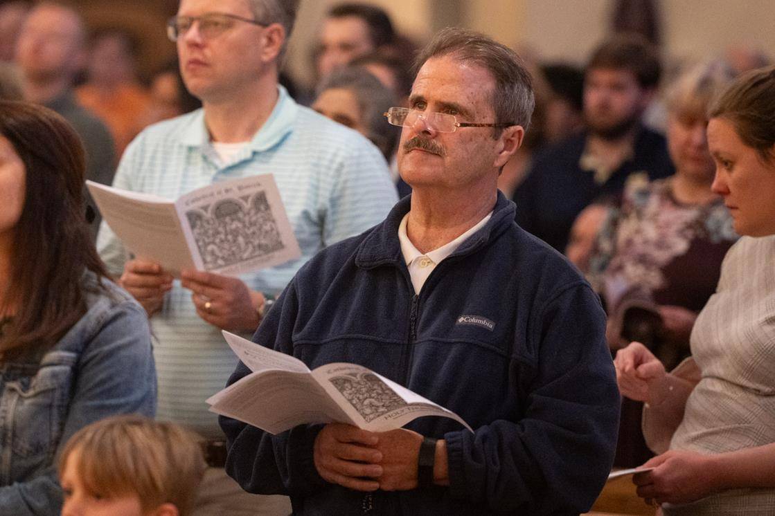 Holy Thursday at St. Patrick Cathedral in Charlotte
