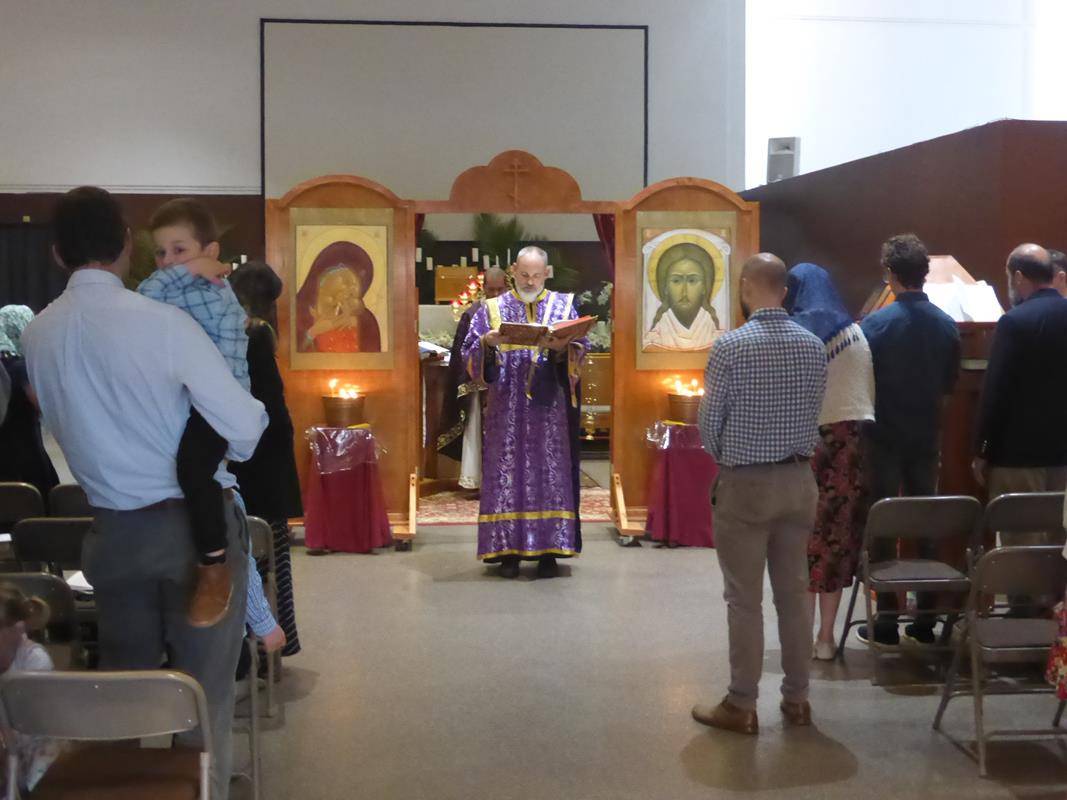 Holy Thursday Mass at St. Basil the Great in Charlotte