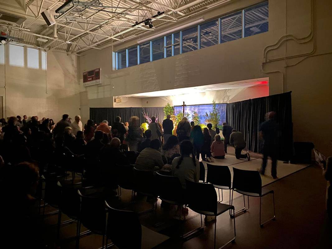 Altar of Repose at St. Matthew Church in Charlotte.