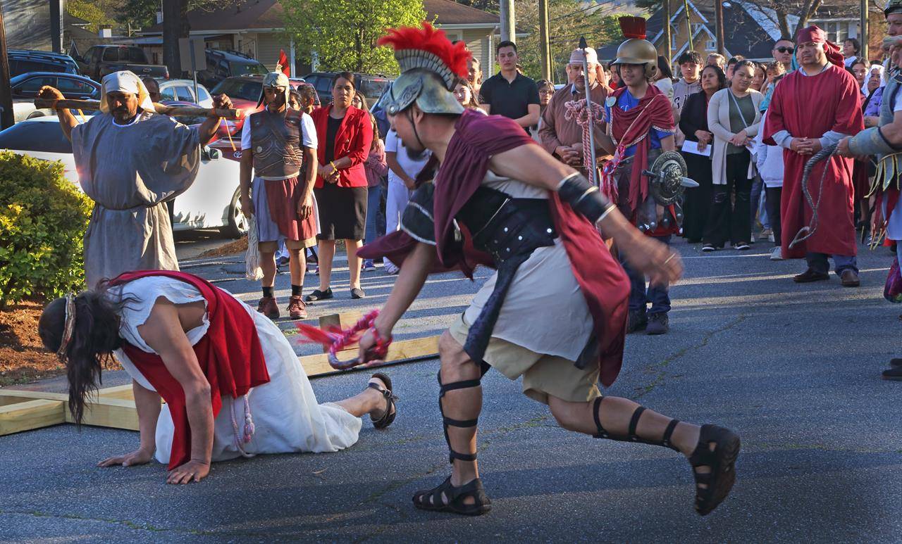 Our Lady of the Angels  presents a Passion of the Christ.