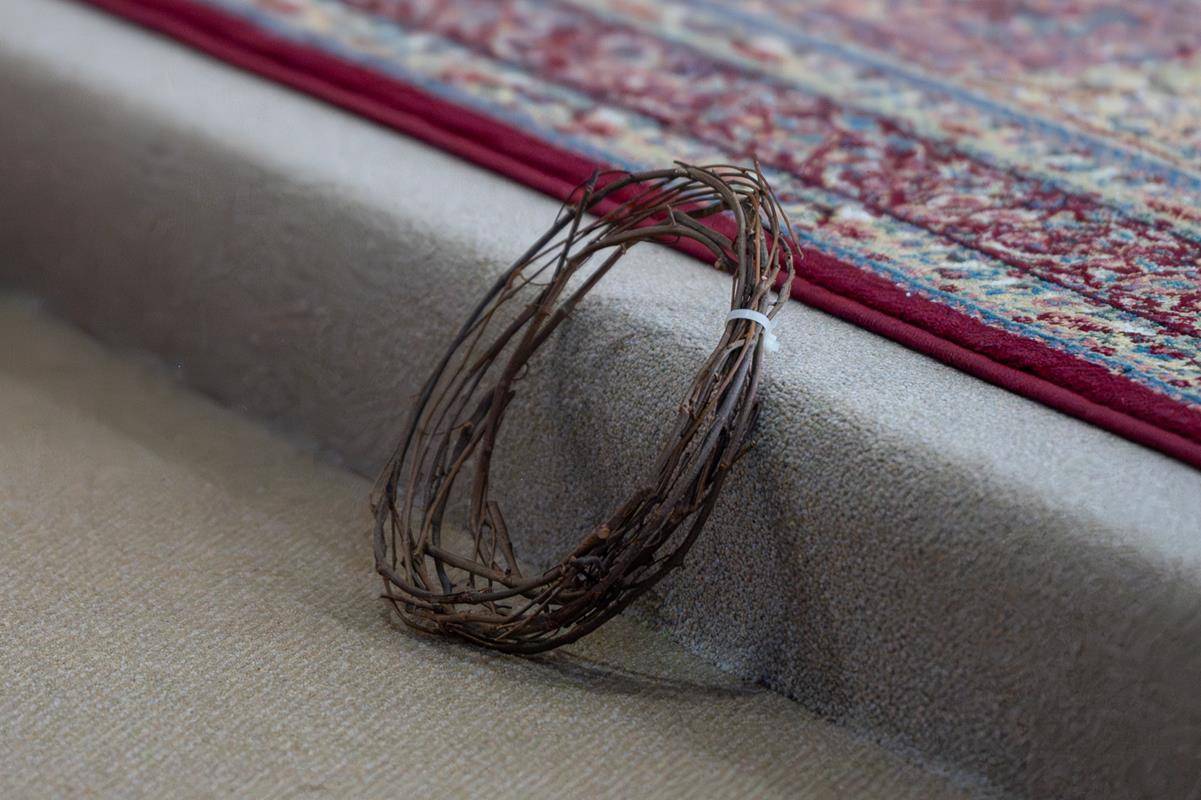 Living Stations of the Cross at Queen of the Apostles Church in Belmont.