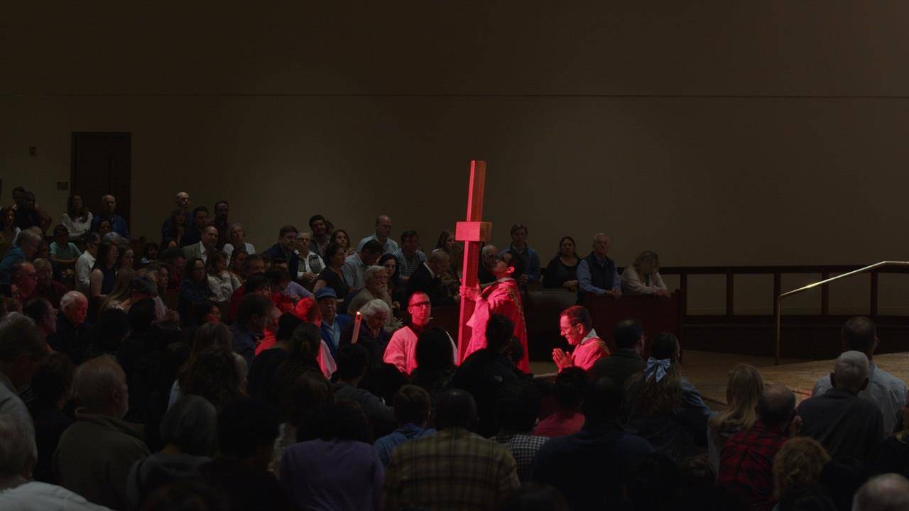 Cross veneration at St. Gabriel Church in Charlotte.