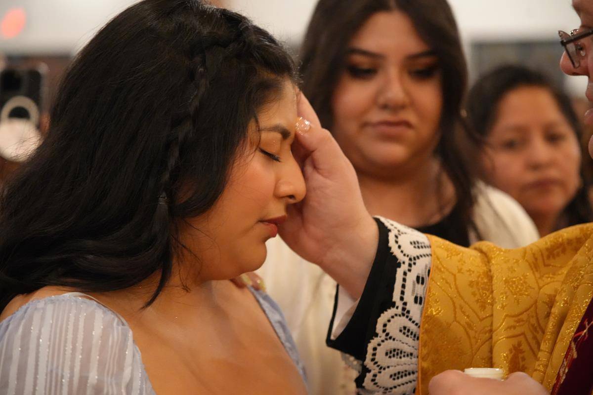 Easter Vigil at Our Lady of Lourdes in Monroe.