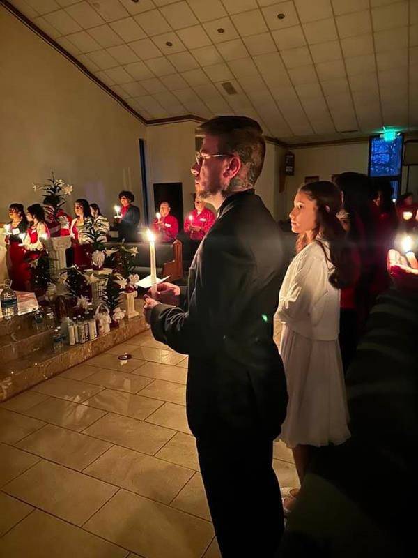 Easter Vigil at St. Joseph Church in Kannapolis.