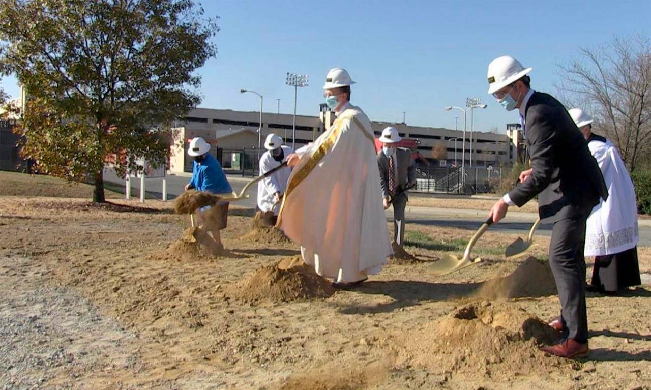 MACS Fine Arts Center groundbreaking in Charlotte in 2021