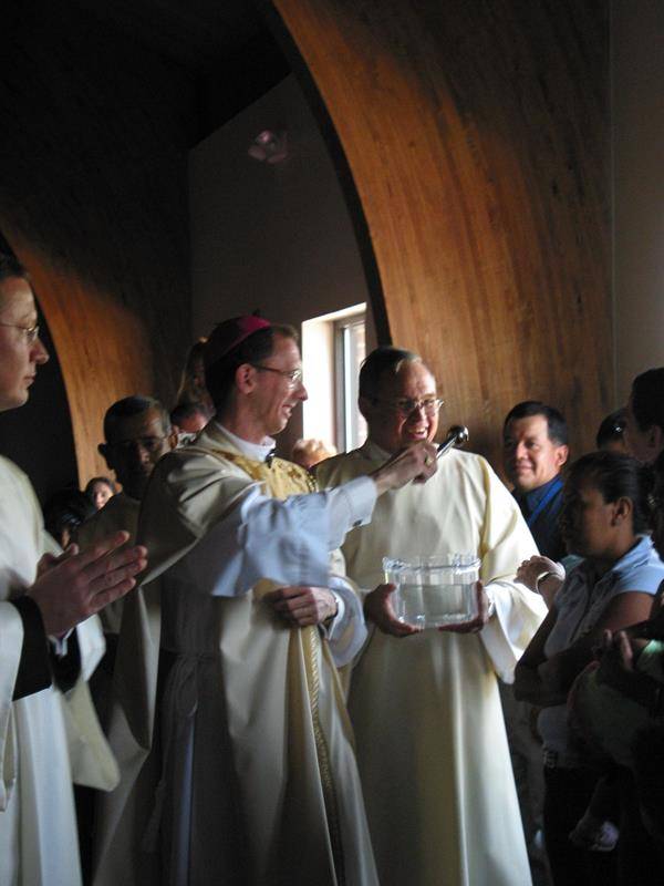 Our Lady of Lourdes Church dedication in Monroe in 2004