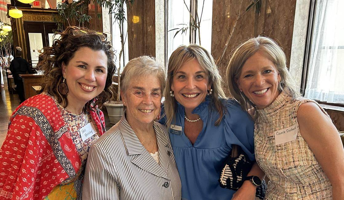 Erin Brinkley, Sister Geri, Tara Hackman, and Camile Denard enjoyed celebrating together.