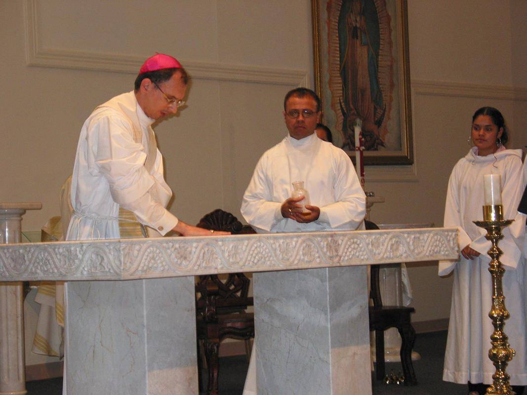 Dedication of Divine Redeemer Church in Boonville