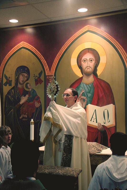 Bishop Peter Jugis dedicated the Pope John Paul II adoration chapel at St. Joseph Church in Kannapolis in 2005