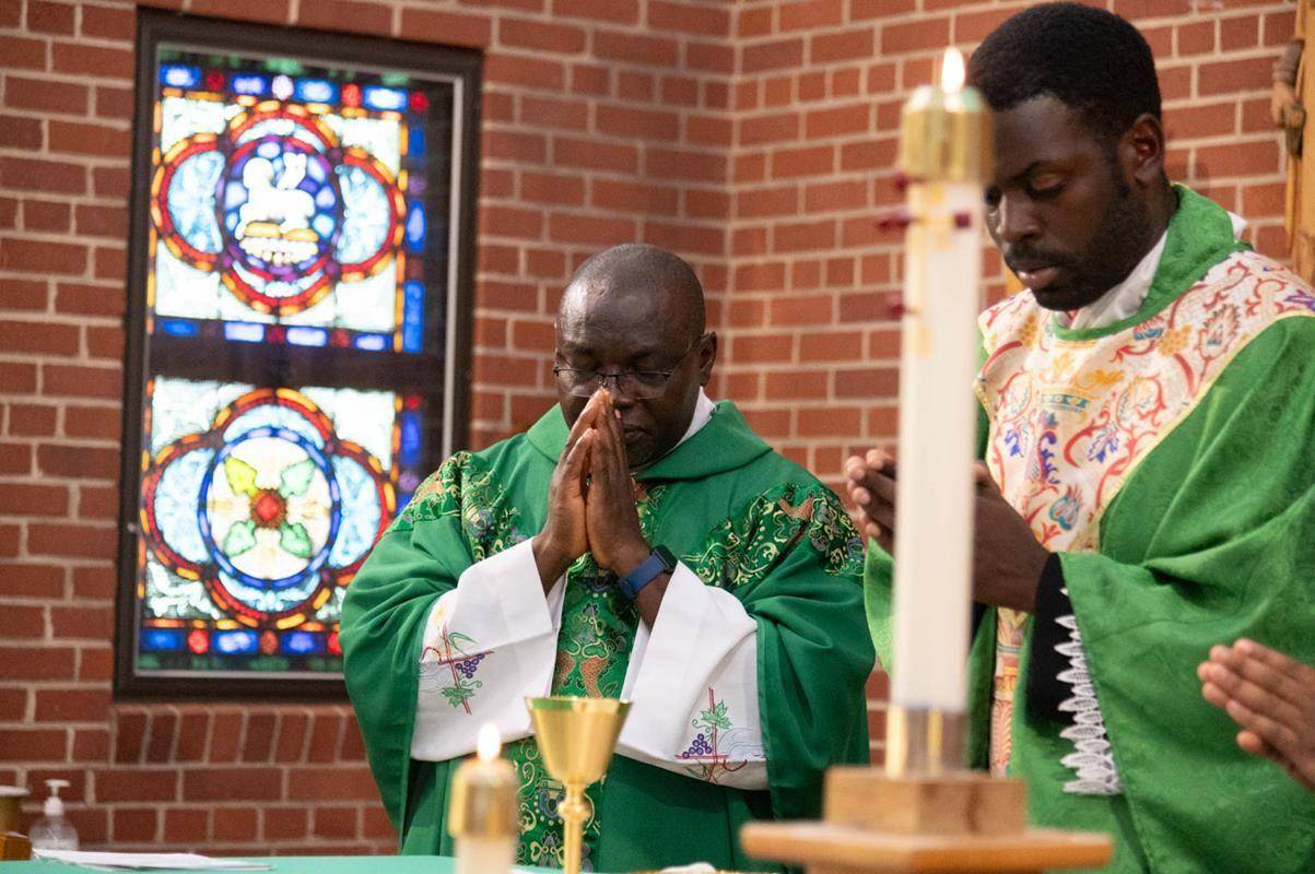 An Igbo language Mass is celebrated at St. Mary Church in Greensboro in 2023. 