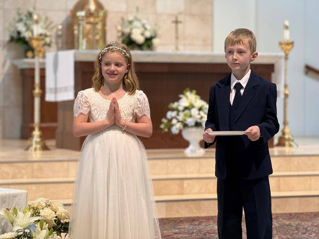 May Crowning at St. Luke Church in Mint Hill.