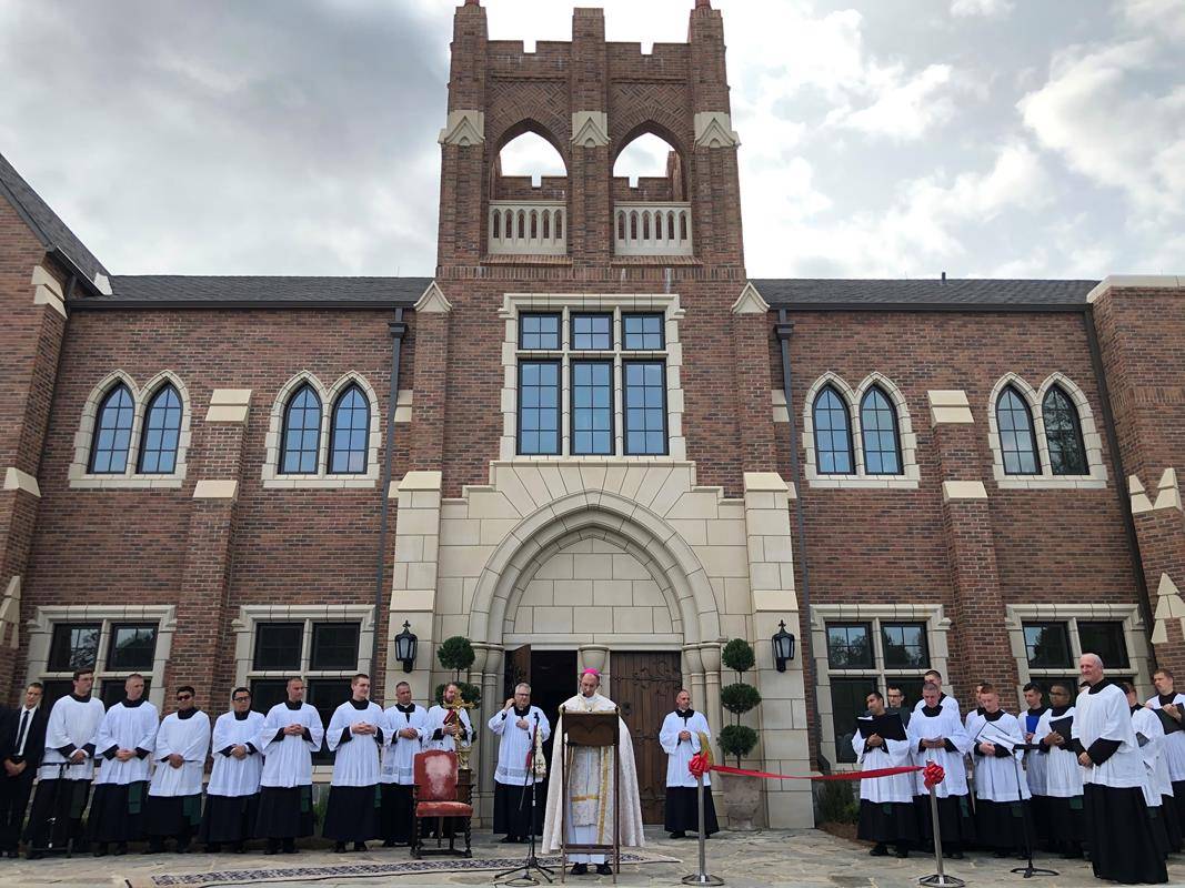 Blessing and opening of St. Joseph College Seminary in 2020.